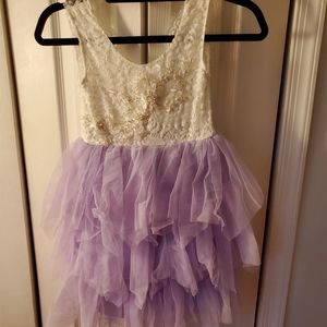 Size 7 think pink bows dress